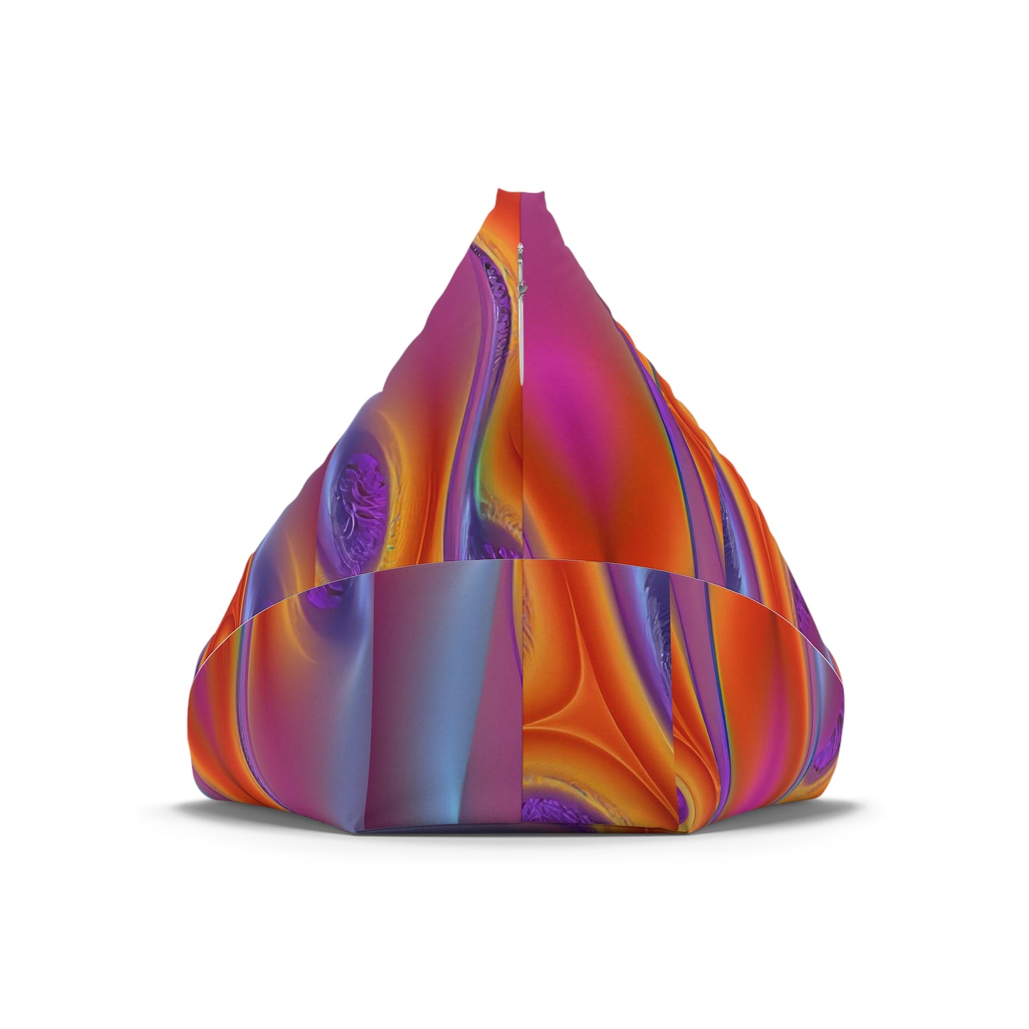 Purple Flame shons Bean Bag Chair Cover