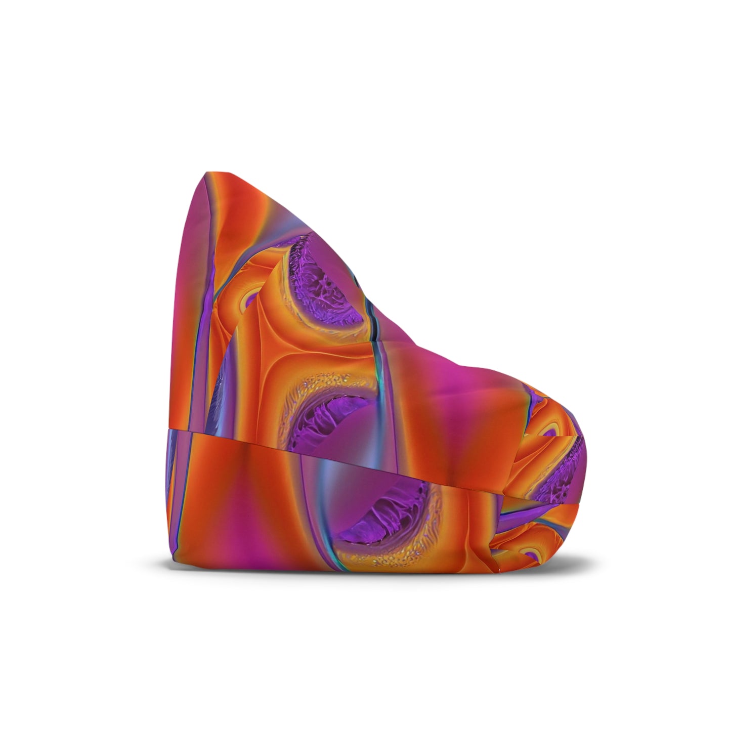 Purple Flame shons Bean Bag Chair Cover