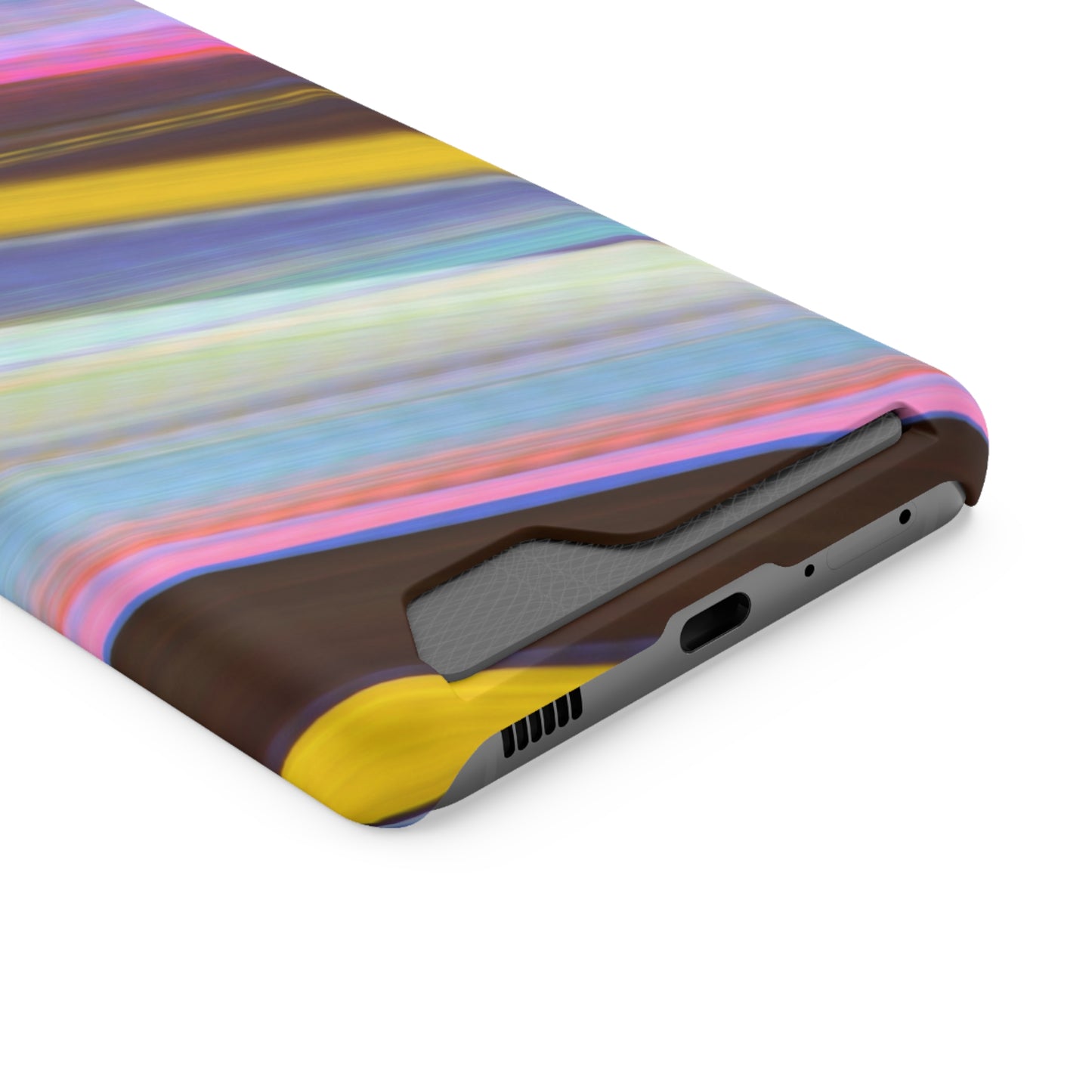 stripestained orig shons light painting Phone Case With Card Holder