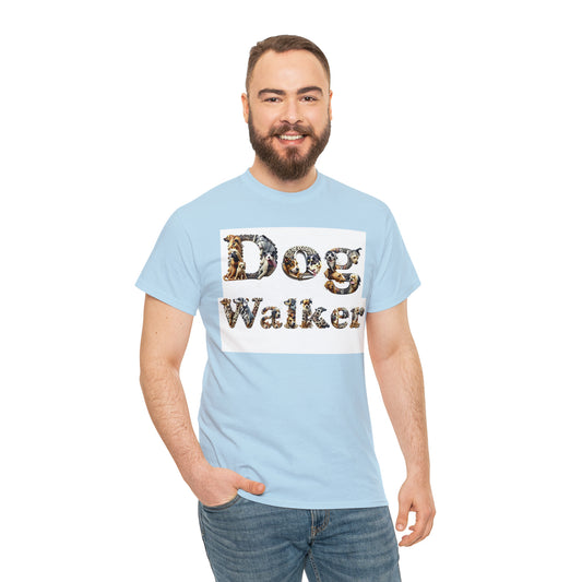 Dog Walker Unisex Heavy Cotton Tee shons