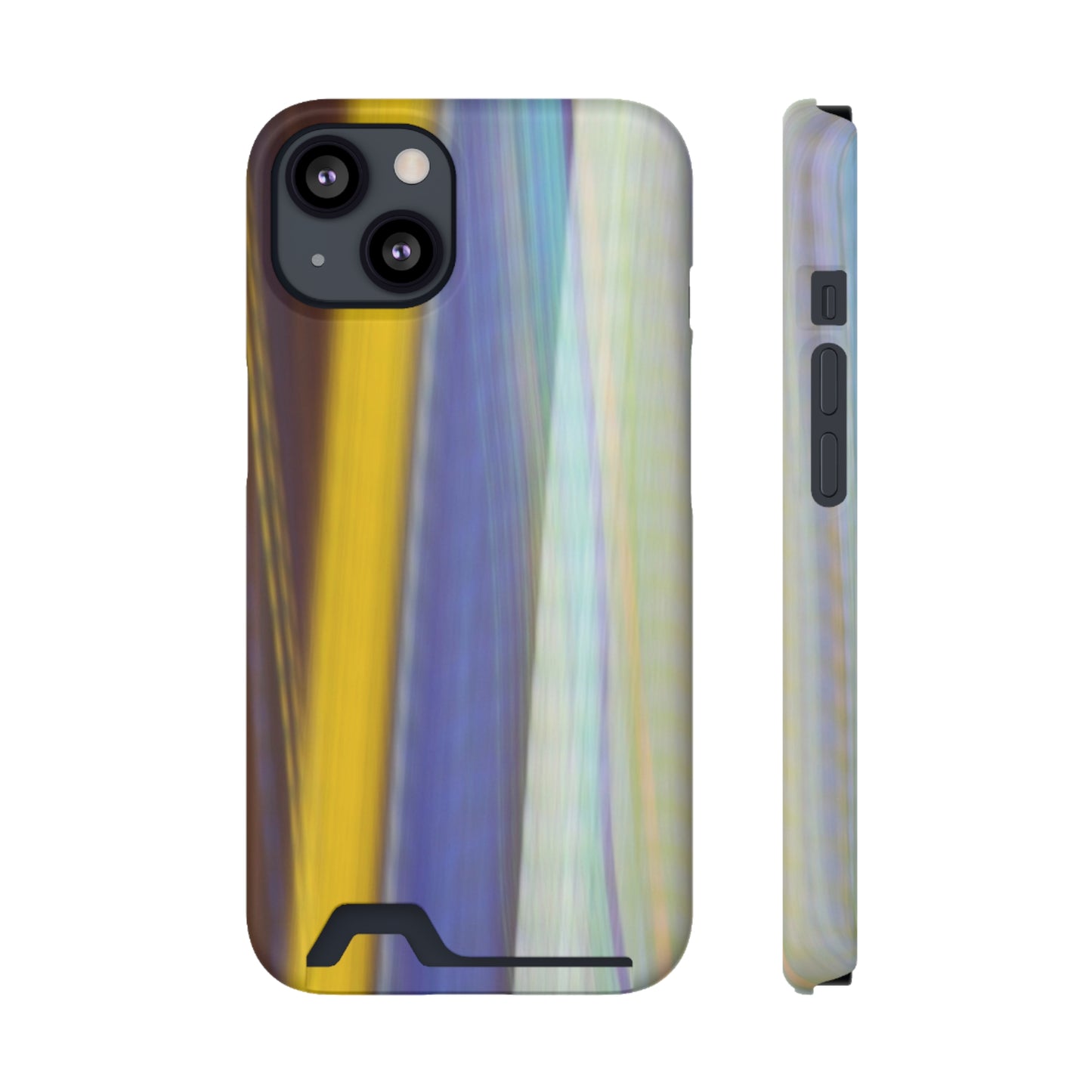 stripestained one Phone Case With Card Holder shons light painting