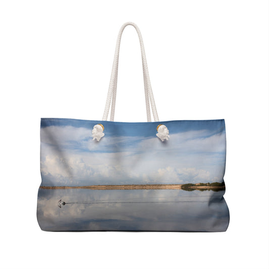 Weekender Bag Pelican Sky shons light painting