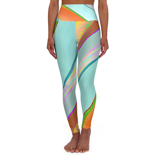 Painted in Pastels shons High Waisted Yoga Leggings