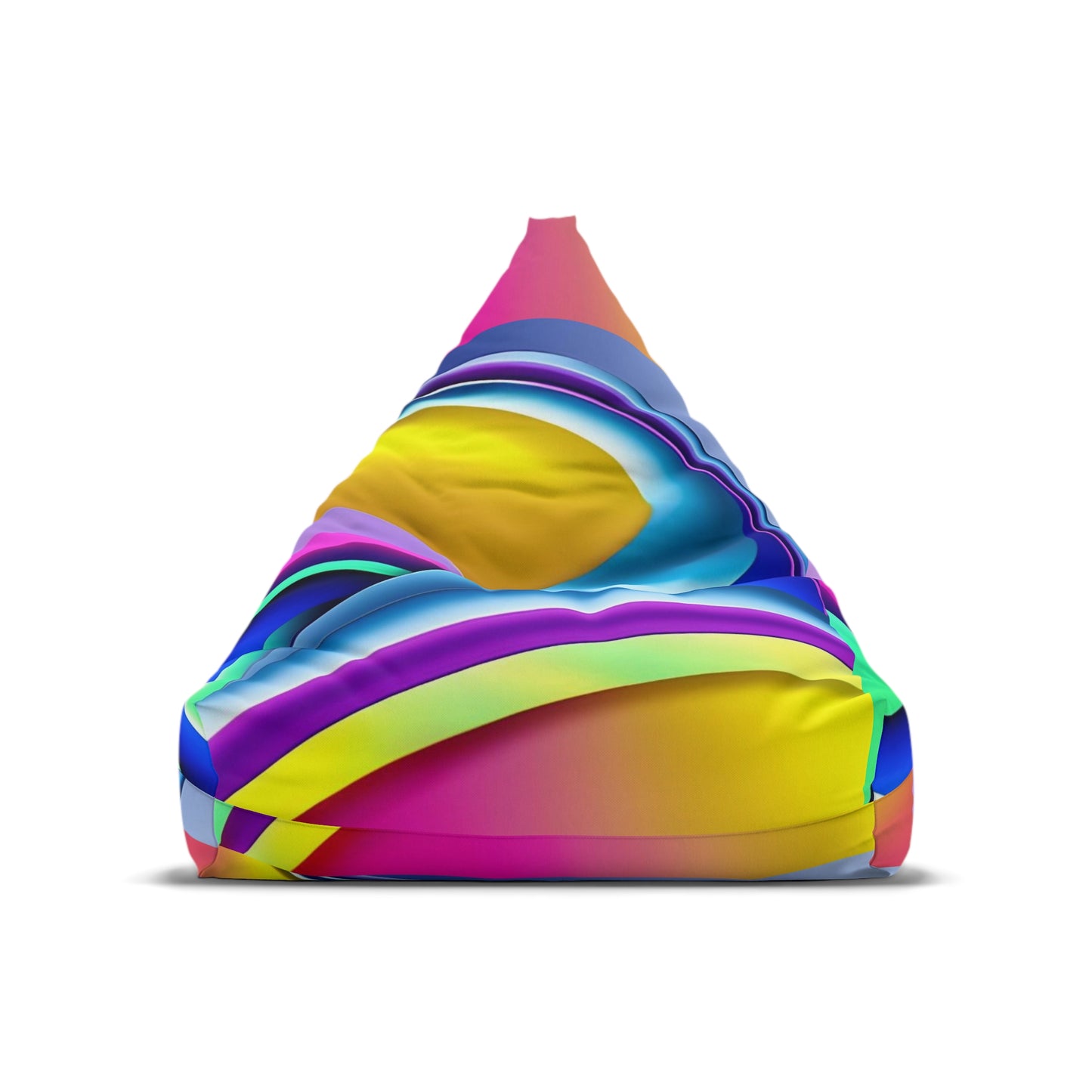 Rainbow Vortex shons Bean Bag Chair Cover