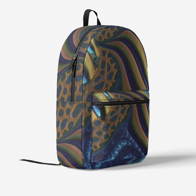 shons undersea Retro Colorful Print Trendy Backpack