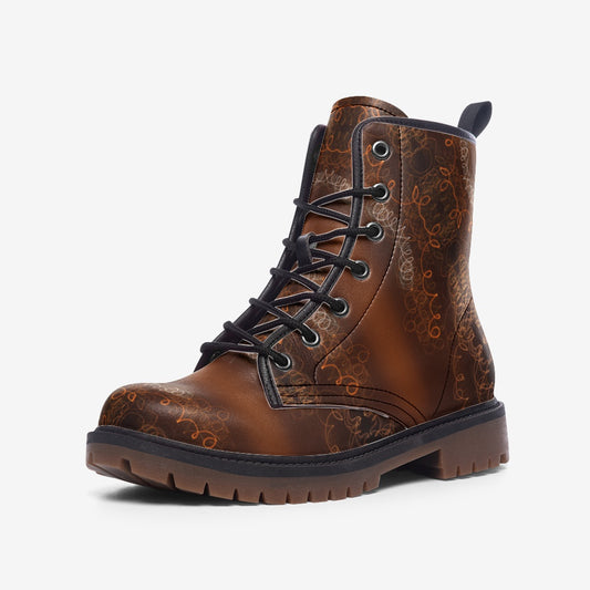 Casual Leather Lightweight boots Highly Sprung Brown sdk lightpainting designs seandiamondart mol