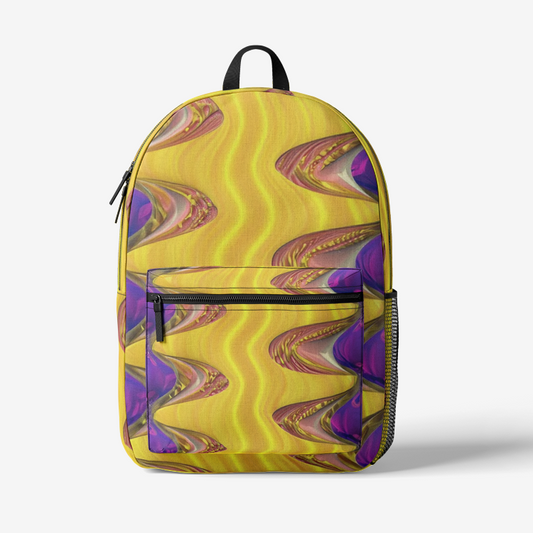 shons GREAT BITE Retro Colorful Print Trendy Backpack