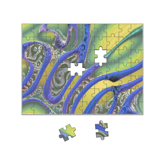 shons blue loop Jigsaw Puzzles Photo Frame