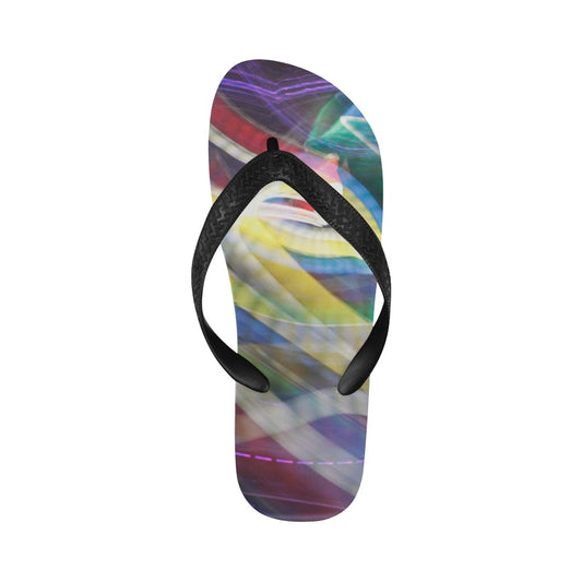 Flip Flops (For both Men and Women) seandiamondart lightpaintingdesigns sdk flagwave - seandiamondart