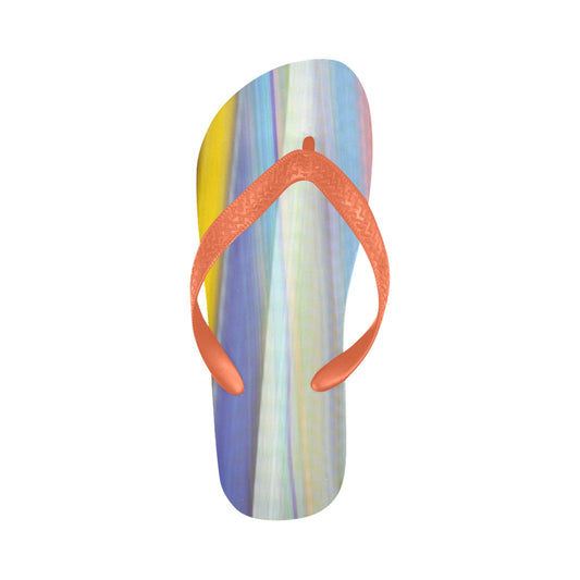 Flip Flops (For both Men and Women) seandiamondart lightpaintingdesigns sdk stripestain - seandiamondart