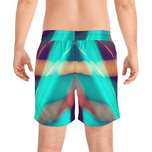 Men's Mid-Length Swim Shorts shons lightpainting