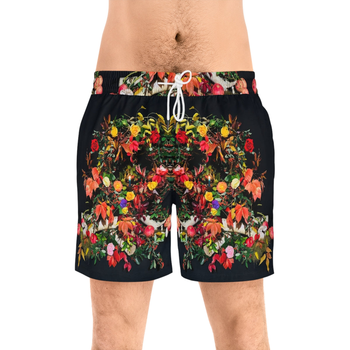 Men's Mid-Length Swim Shorts Gauntcho and shons design