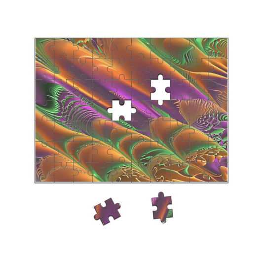 shons feathered purple Jigsaw Puzzles Photo Frame