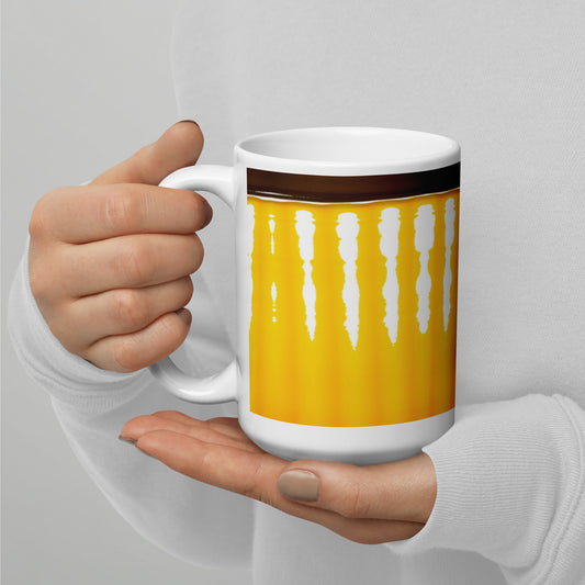 Yellow glossy mug lightpainting designs sdk seandiamondart